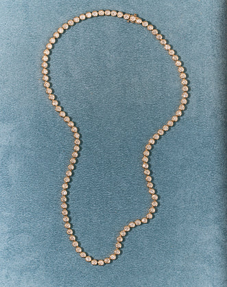 York Bezel Set Tennis Necklace