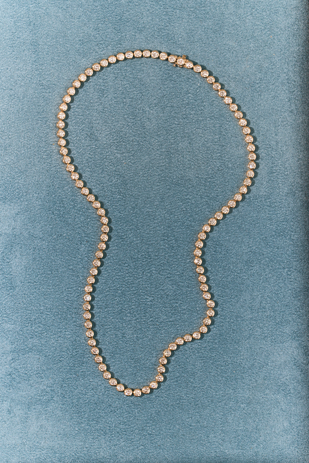 York Bezel Set Tennis Necklace