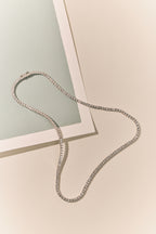 Lucile Round Brilliant Claw Set Tennis Necklace
