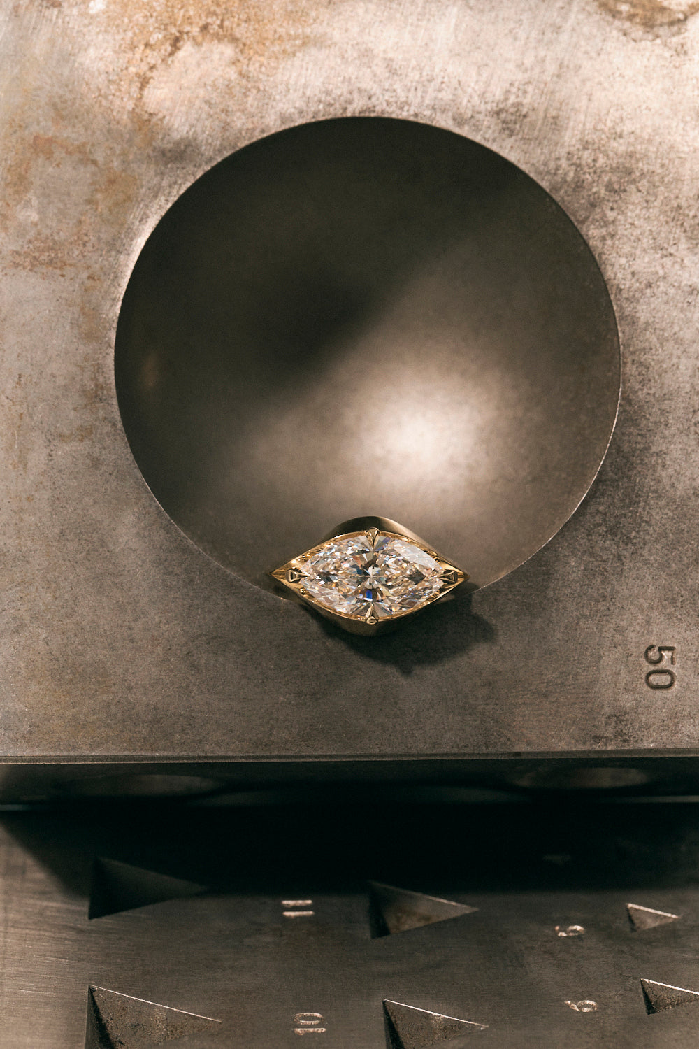 Mercer East-West 3ct Marquise Solitaire Engagement Ring