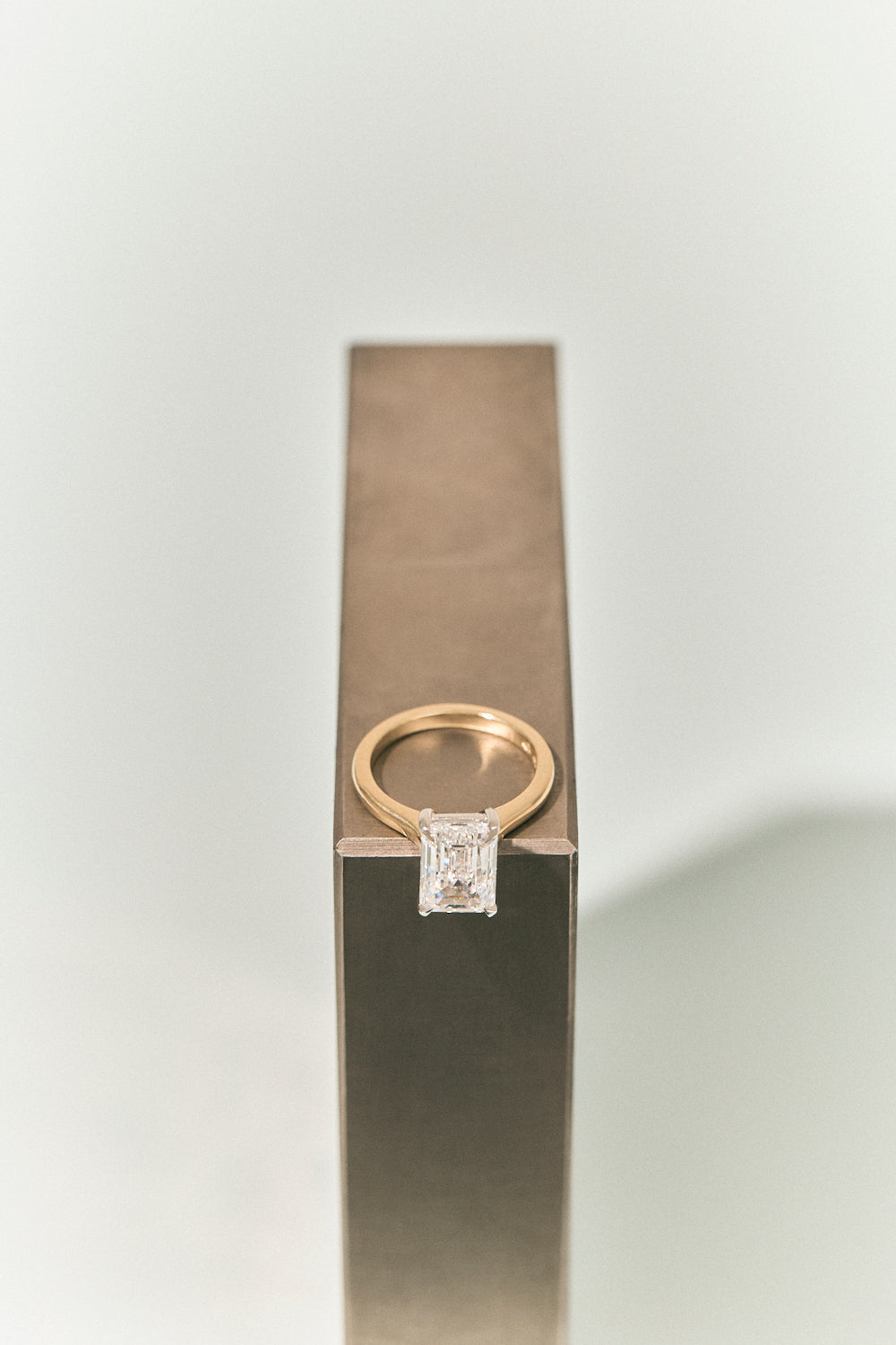 Lexington Emerald Cut Solitaire Classic Engagement Ring