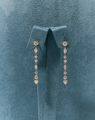 Noho Mixed Shape Statement Drop Earrings