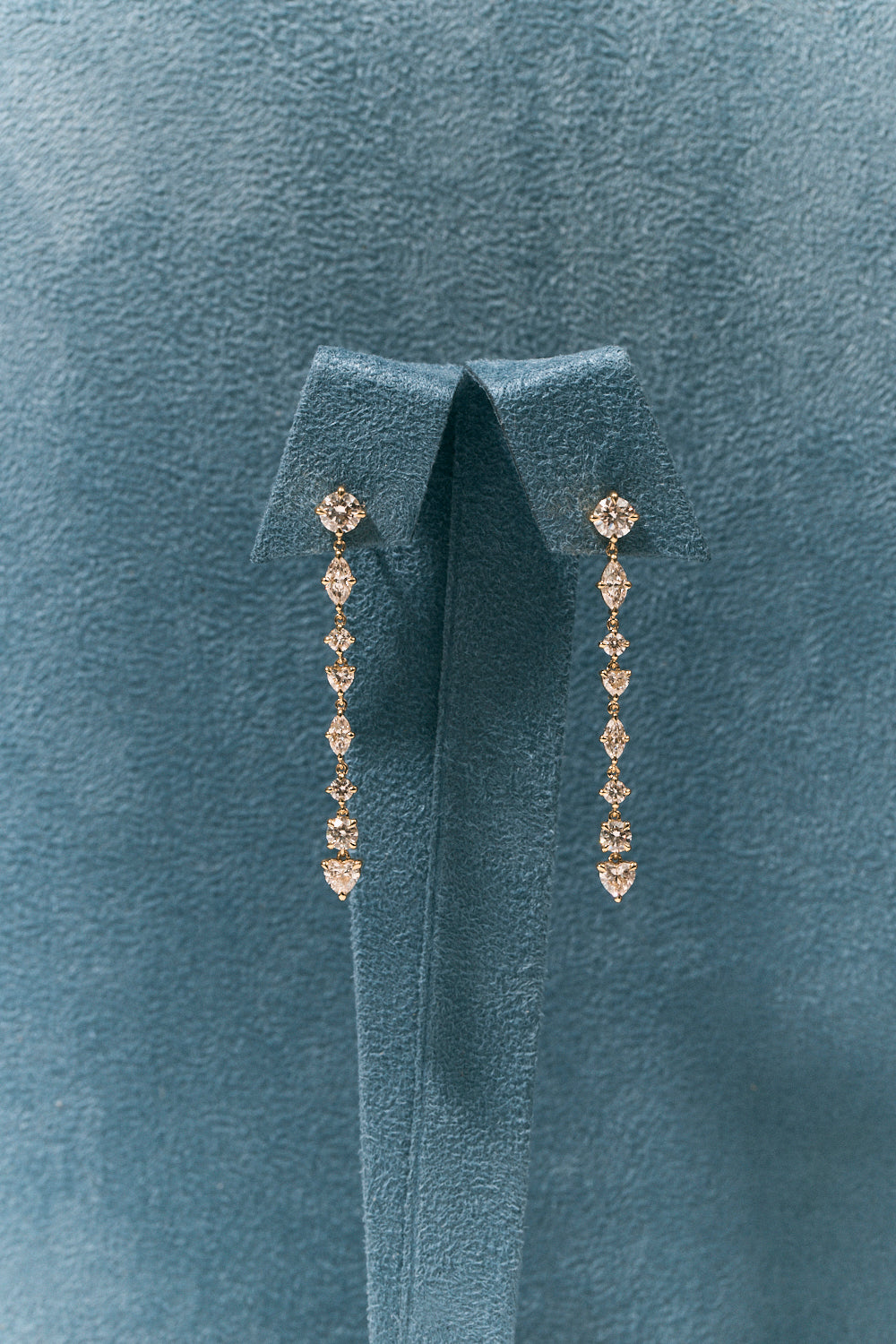 Noho Mixed Shape Statement Drop Earrings
