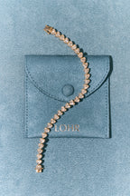 Sevres 11ct Heart Shape Tennis Bracelet