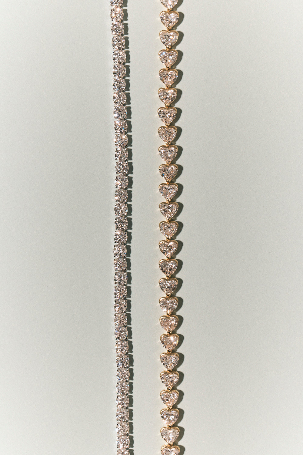 Sevres 11ct Heart Shape Tennis Bracelet
