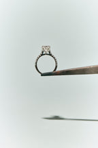 Dean Round Brilliant Four Claw Lab-Grown Diamond Band Engagement Ring