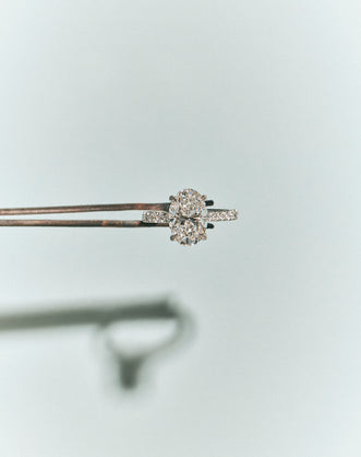 Nassau Oval Cut Lab-Grown Diamond Band Engagement Ring