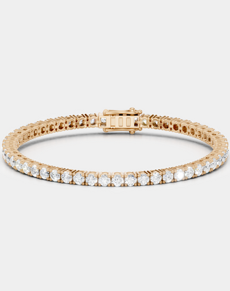 Vandam round brilliant tennis bracelet 5.5ct in rose gold