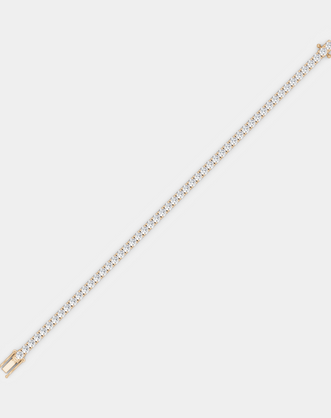 Vandam round brilliant tennis bracelet 5.5ct in rose gold
