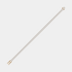 Vandam round brilliant tennis bracelet 5.5ct in rose gold