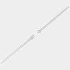 Vandam round brilliant tennis bracelet 5.5ct in white gold