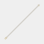 Vandam round brilliant tennis bracelet 5.5ct in yellow gold