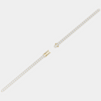 Vandam round brilliant tennis bracelet 5.5ct in yellow gold