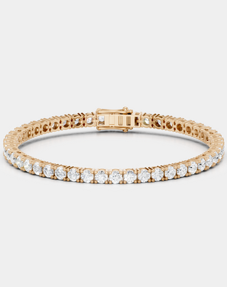 Vandam round brilliant tennis bracelet 8.5ct in rose gold