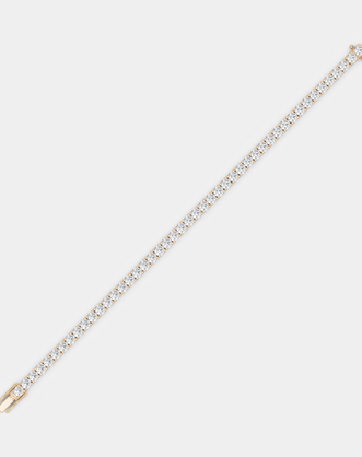 Vandam round brilliant tennis bracelet 8.5ct in rose gold
