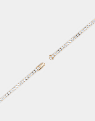 Vandam round brilliant tennis bracelet 8.5ct in rose gold