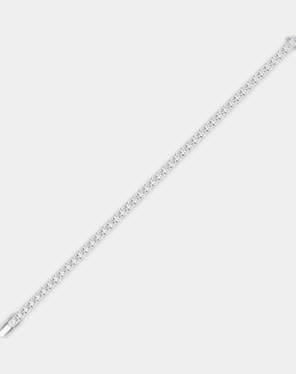 Vandam round brilliant tennis bracelet 8.5ct in white gold