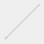 Vandam round brilliant tennis bracelet 8.5ct in white gold