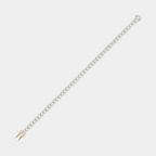 Vandam round brilliant tennis bracelet 8.5ct in yellow gold