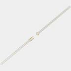 Vandam round brilliant tennis bracelet 8.5ct in yellow gold