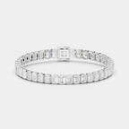 Rodeo 13ct Emerald Cut Tennis Bracelet — white gold