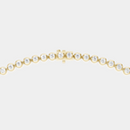 Bezel diamond tennis necklace 
York by LOHR