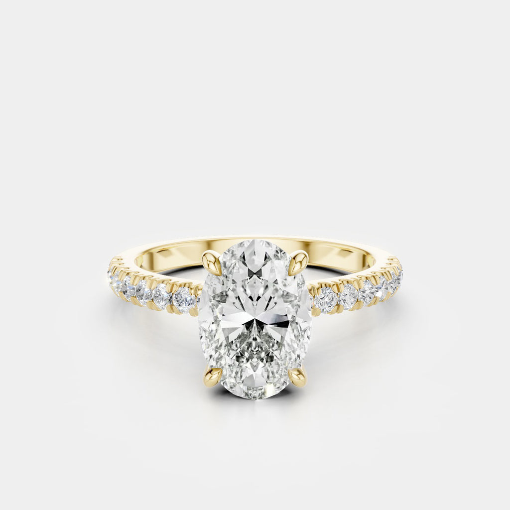 Oval Cut Diamond Engagement Ring