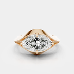 Kenmare East-West 1.5ct Marquise Solitaire Pinky Ring