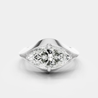 Kenmare East-West 1.5ct Marquise Solitaire Pinky Ring