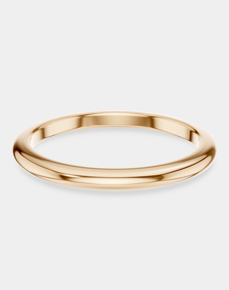 Cambon 1.8mm fine plain wedding band in 18ct rose gold