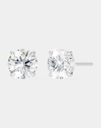 Rowan 2ct round brilliant cut diamond studs in 18ct white gold