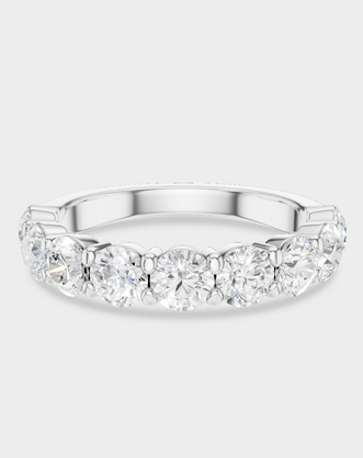 Cheyne 0.20ct round brilliant half eternity band in 18ct white gold