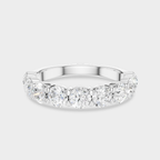 Cheyne 0.20ct round brilliant half eternity band in 18ct white gold