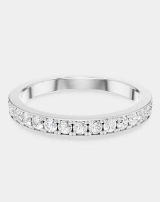 Lennox 1.8mm Round Brilliant Grain Set Half Set Wedding Band