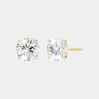 Rowan 2ct round brilliant cut diamond studs in 18ct yellow gold