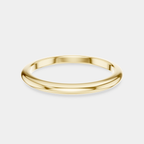 Cambon 1.8mm fine plain wedding band in 18ct yellow gold