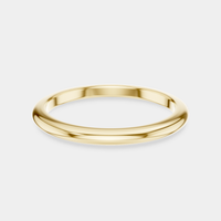 Cambon 1.8mm fine plain wedding band in 18ct yellow gold