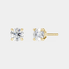 Mayfair 0.25ct round brilliant cut lab-grown diamond studs in yellow gold