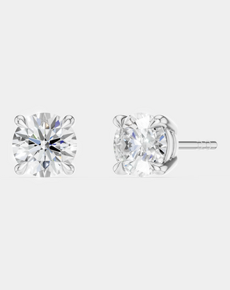 Mayfair 0.50ct round brilliant cut lab-grown diamond studs in white gold