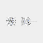 Mayfair 0.50ct round brilliant cut lab-grown diamond studs in white gold