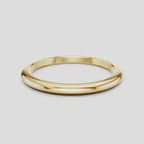 Cambon 1.8mm fine plain wedding band in 18ct yellow gold