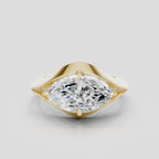 Kenmare East-West 1.5ct Marquise Solitaire Pinky Ring