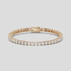 Vandam round brilliant tennis bracelet 8.5ct in rose gold