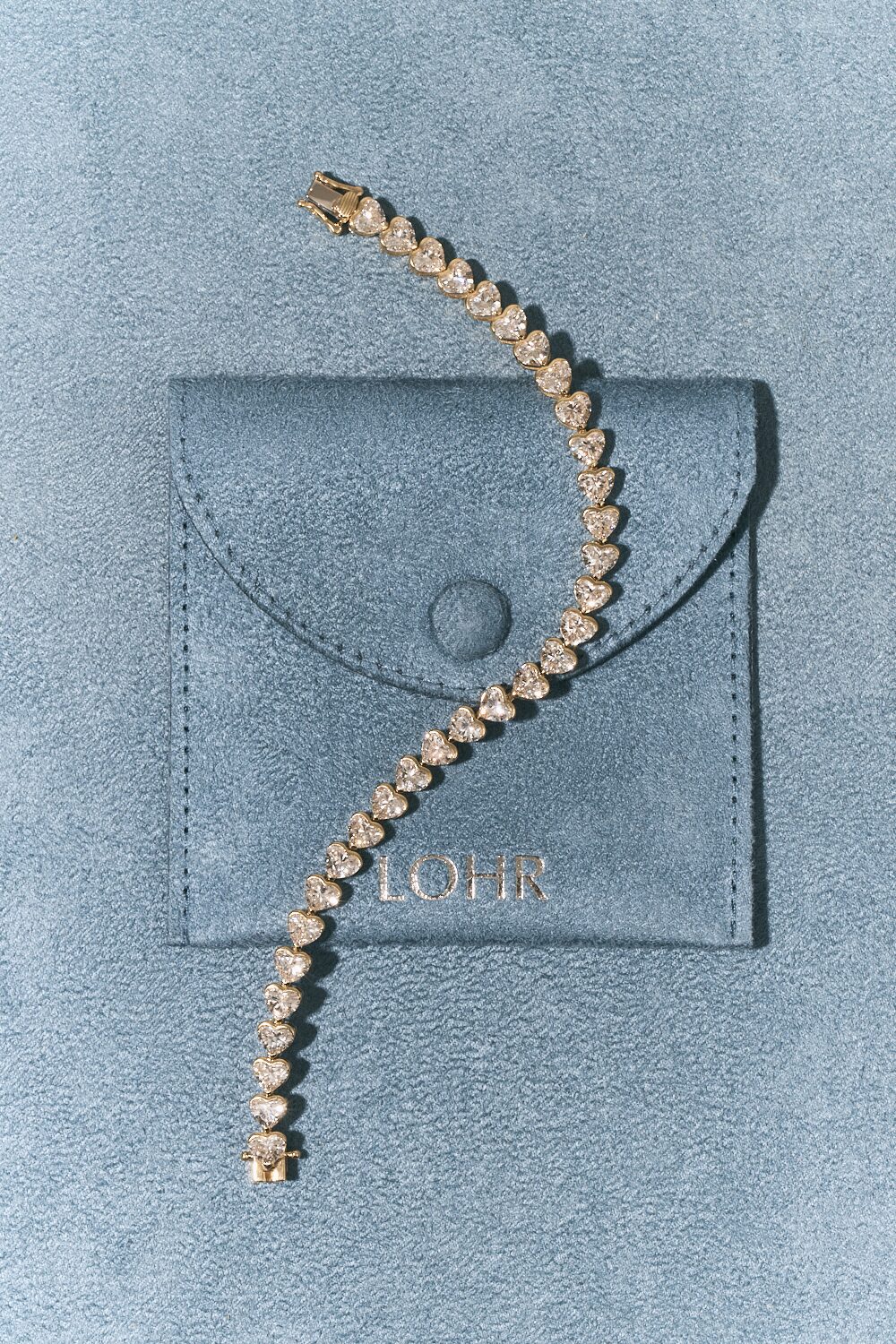 A LOHR bracelet beside its packaging